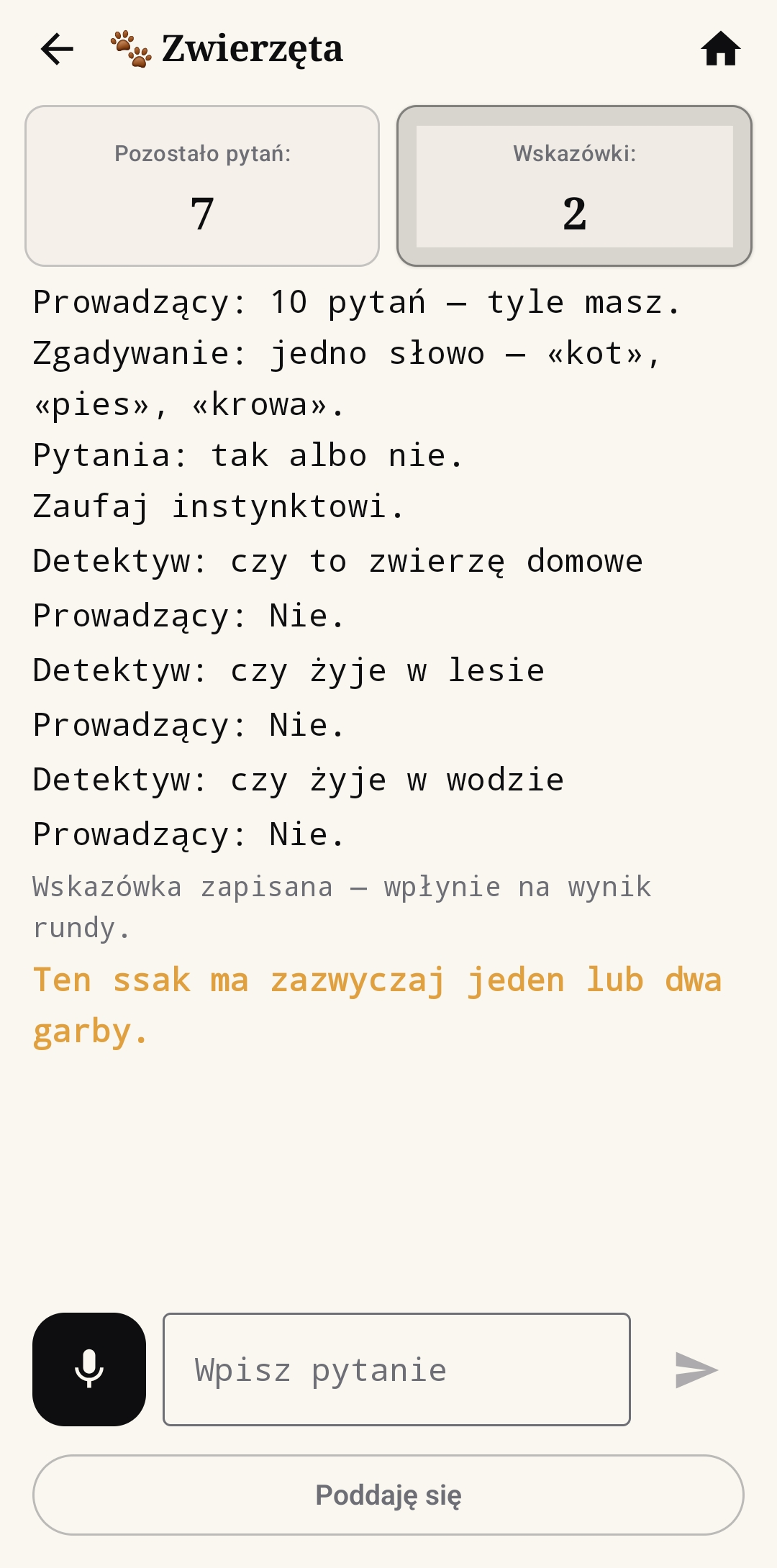 Zgadnij słowo — rozgrywka